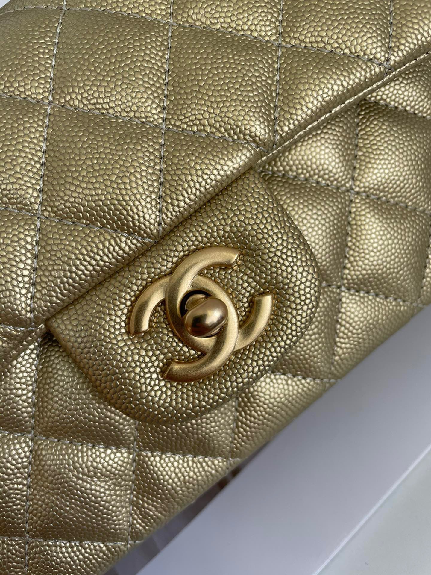 Túi Xách Chanel Handle Bag Mini Màu Vàng Replica 11 Cao Cấp 20cm (5) Túi Xách Chanel Handle Bag Mini Màu Vàng Replica 11 Cao Cấp 20cm (2)