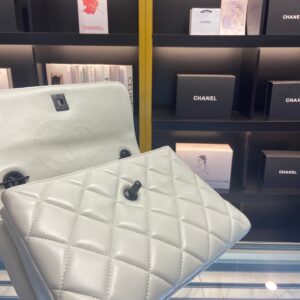 Túi Xách Chanel Trendy Replica 11 Cao Cấp Màu Trắng 25cm (2)