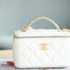 Túi Xách Chanel Vanity 22S Like Auth Nữ Màu Trắng 9 (2)