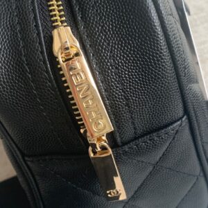 Túi Xách Chanel Vintage Replica 11 Cao Cấp Màu Đen 25x14x9cm (2)