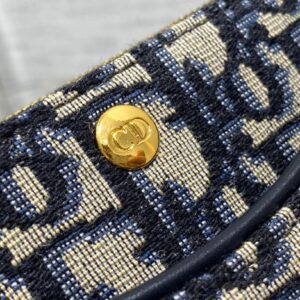 Túi Xách Dior 30 Montaigne Hobo Avenue Mini Bag Blue Oblique Rep 11 21x13x5cm (2)