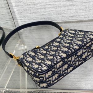 Túi Xách Dior 30 Montaigne Hobo Avenue Mini Bag Blue Oblique Rep 11 21x13x5cm (2)