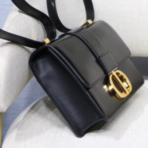 Túi Xách Dior 30 Montaigne Replica 11 Cao Cấp Nữ Màu Đen 24x17x8cm (2)