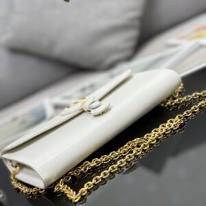 Túi Xách Dior Bobby Clutch Rep 11 Cao Cấp Nữ Màu Trắng 21 (3)