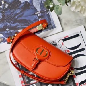 Túi Xách Dior Bobby East-West Replica 11 Cao Cấp Màu Cam 21x12x5cm (2)