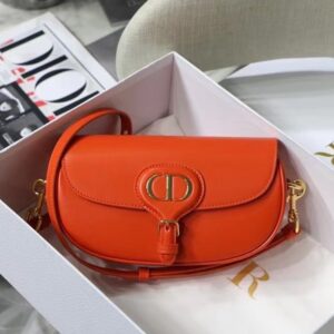 Túi Xách Dior Bobby East-West Replica 11 Cao Cấp Màu Cam 21x12x5cm (2)