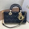 Túi Xách Dior D-Joy Replica 11 Cao Cấp Màu Đen Khóa Vàng 22×15cm (2)