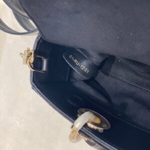Túi Xách Dior D-Joy Replica 11 Cao Cấp Màu Đen Khóa Vàng 22×15cm (2)