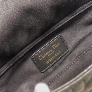 Túi Xách Dior D-Joy Replica 11 Cao Cấp Màu Đen Khóa Vàng 22×15cm (2)