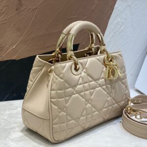 Túi Xách Dior Lady Replica 11 Cao Cấp Nữ Chất Da Mịn 24cm (2)
