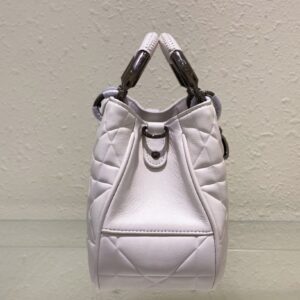 Túi Xách Dior Lady Replica 11 Cao Cấp Nữ Màu Trắng 24cm (1)
