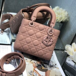 Túi Xách Dior Lady Utral Matte Bags Replica 11 Cao Cấp 20cm (2)