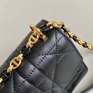 Túi Xách Dior Miss Caro Replica 11 Cao Cấp Màu Đen 19x13x5cm (2)