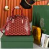Túi Xách Goyard Alma Vendome Họa Tiết Monogram Rep 11 Màu Đỏ 24cm (2)