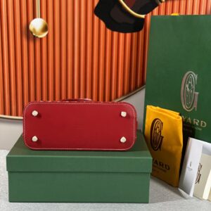 Túi Xách Goyard Alma Vendome Họa Tiết Monogram Rep 11 Màu Đỏ 24cm (2)