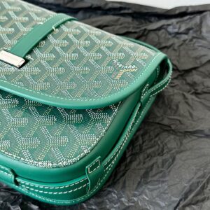 Túi Xách Goyard Like Auth Họa Tiết Logo Truyền Thống Màu Xanh 22x16x7cm (2)