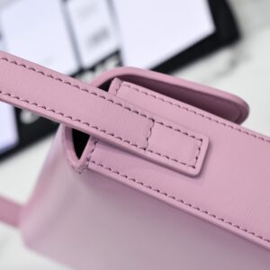 Túi Xách Hàng Hiệu Celine Triomphe Shoulder Bag Nữ Màu Hồng 20x12cm (1)