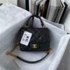 Túi Xách Hàng Hiệu Chanel Handle Mini Replica 11 Cao Cấp Màu Đen 20cm (2)