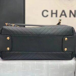 Túi Xách Hàng Hiệu Chanel Shopping Bag Replica 11 Màu Đen 32x22x13cm (2)