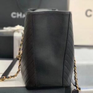 Túi Xách Hàng Hiệu Chanel Shopping Bag Replica 11 Màu Đen 32x22x13cm (2)
