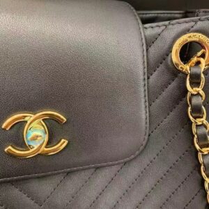 Túi Xách Hàng Hiệu Chanel Shopping Bag Replica 11 Màu Đen 32x22x13cm (2)
