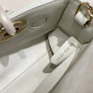 Túi Xách Hàng Hiệu Dior D-Joy Rep 11 Nữ Màu Trắng 22×15cm (2)