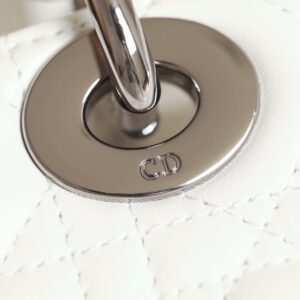 Túi Xách Hàng Hiệu Dior My Lady Replica 11 Nữ Màu Trắng 20×16 (2)