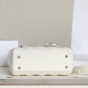 Túi Xách Hàng Hiệu Dior My Lady Replica 11 Nữ Màu Trắng 20×16 (2)