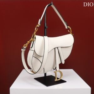 Túi Xách Hàng Hiệu Dior Saddle Yên Ngựa Nữ Màu Đen 25x20x6 (2)