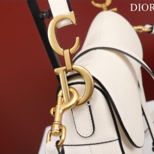 Túi Xách Hàng Hiệu Dior Saddle Yên Ngựa Nữ Màu Đen 25x20x6 (2)