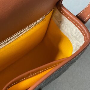 Túi Xách Hàng Hiệu Goyard Nữ Họa Tiết Monogram Màu Nâu 22x16x7cm (2)