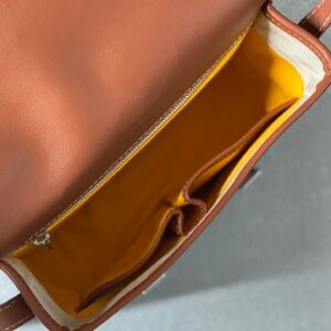 Túi Xách Hàng Hiệu Goyard Nữ Họa Tiết Monogram Màu Nâu 22x16x7cm (2)