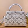 Túi Xách Hàng Hiệu Louis Vuitton LV Capucines Rep 11 Màu Trắng 27x18x9cm (2)
