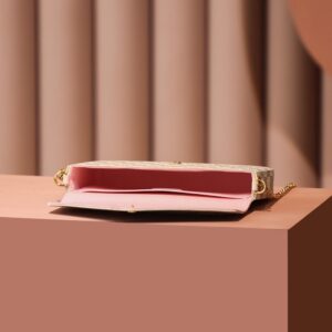 Túi Xách Hàng Hiệu Louis Vuitton LV Felicie Pochette Họa Tiết Ô Cờ 20cm (2)