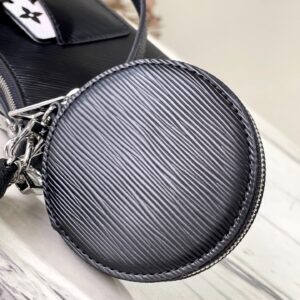 Túi Xách Hàng Hiệu Louis Vuitton LV Marellini Nữ Màu Đen 19×13,5×6,5cm (2)