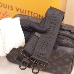 Túi Xách Hàng Hiệu Louis Vuitton LV Slock Taurillon Màu Xám 22x18x8cm (2)