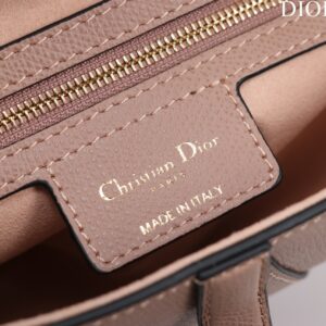 Túi Xách Like Auth Dior Saddle Yên Ngựa Nữ Màu Hồng Đất 25x20x6 (2)