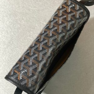 Túi Xách Like Auth Goyard Nữ Họa Tiết Logo Hãng Màu Đen 22x16x7cm (2)