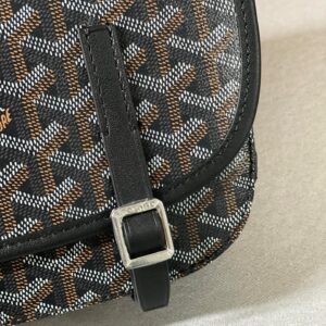 Túi Xách Like Auth Goyard Nữ Họa Tiết Logo Hãng Màu Đen 22x16x7cm (2)