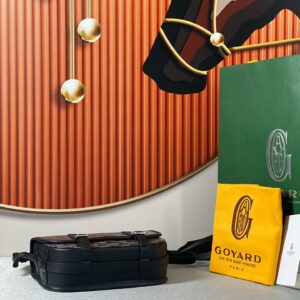 Túi Xách Like Auth Goyard Nữ Họa Tiết Logo Hãng Màu Đen 22x16x7cm (2)