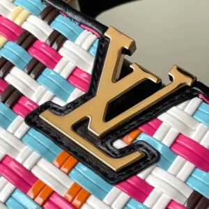 Túi Xách Louis Vuitton LV Capucines BB Replica 11 Họa Tiết Đan 27x18x9cm (2)