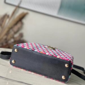 Túi Xách Louis Vuitton LV Capucines BB Replica 11 Họa Tiết Đan 27x18x9cm (2)