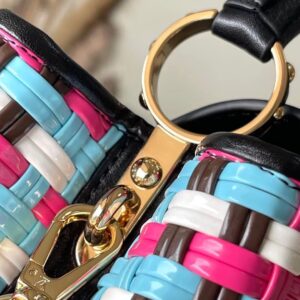 Túi Xách Louis Vuitton LV Capucines BB Replica 11 Họa Tiết Đan 27x18x9cm (2)