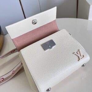 Túi Xách Louis Vuitton LV Clunny Replica 11 Cao Cấp Nữ Màu Trắng 20x16cm (2)