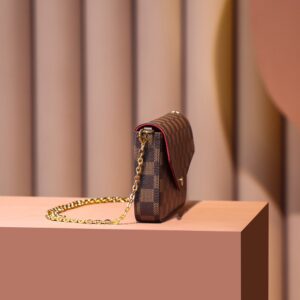 Túi Xách Louis Vuitton LV Felicie Pochette Họa Tiết Ô Cờ Repica 11 20cm (2)