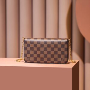 Túi Xách Louis Vuitton LV Felicie Pochette Họa Tiết Ô Cờ Repica 11 20cm (2)