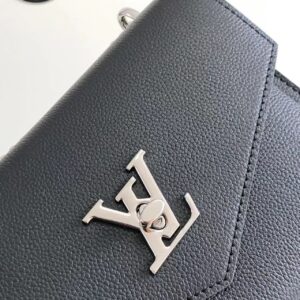 Túi Xách Louis Vuitton LV Mylockme Chain Bag Replica 11 Màu Đen 22.5x17x5 (7)