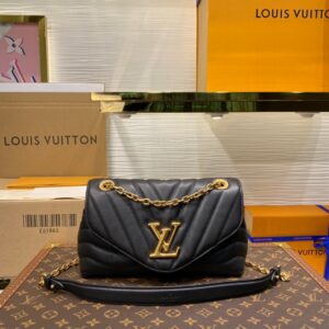 Túi Xách Louis Vuitton LV New Wave Rep 11 Cao Cấp Da Bò Màu Đen 24x14x9cm (2)