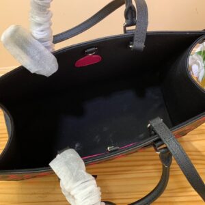 Túi Xách Louis Vuitton LV On The Go Họa Tiết Chấm Bi Hồng Rep 11 35x27x14cm (2)