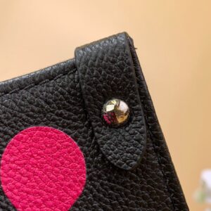 Túi Xách Louis Vuitton LV On The Go Họa Tiết Chấm Bi Hồng Rep 11 35x27x14cm (2)